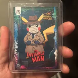 The Invisible Man (Pikachu) #59 - Galaxy Holo - Electric Pikachu Cosplay Pokemon - Image 1