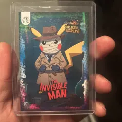 The Invisible Man (Pikachu) #59 - Galaxy Holo - Electric Pikachu Cosplay Pokemon - Image 2