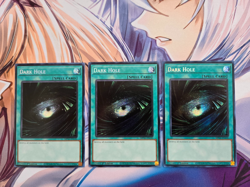 Yugioh x3 Dark Hole MP25-EN125 Secret Rare Playset Near Mint - Image 2