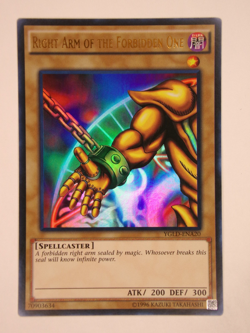 Yugioh - Right Arm Of The Forbidden One - YGLD-ENA20 - Unlimited Ed - NM - Image 1