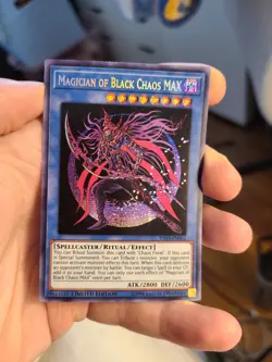 Yugioh Magician of Black Chaos MAX TN19-EN002 Limited Prismatic Secret Rare - Image 1