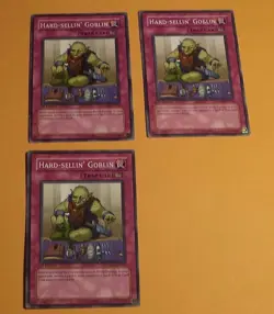 3X Hard-Sellin' Goblin FOTB-EN056 - Yugioh Yu Gi Oh! 3 Playset - Image 1