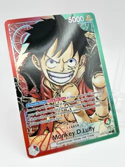 One Piece Monkey D. Luffy OP01-003 NM Leader Alt Art Foil 2022 ENGLISH - Image 2