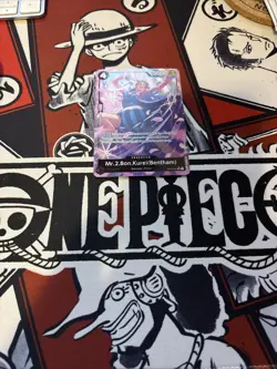 One Piece TCG Mr.2.Bon.Kurei (Bentham) Op14-091 SR Alt Art - Image 1