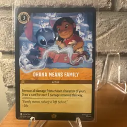 Disney Lorcana TCG Lilo & Stitch-Ohana Means Family Stitch Action Card 32/204 - Image 1