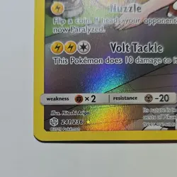 Pokemon Pikachu Full Art Secret Rare Holo Cosmic Eclipse Card 241/236 2019 - Image 5