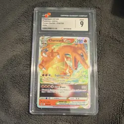 Charizard VSTAR Crown Zenith 019/159 Holo CGC 9 Pokemon Card - Image 1