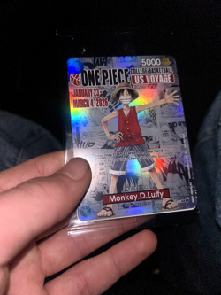 One Piece Monkey.D.Luffy From Rutgers Basketball Game Card W/poster And Tshirt - Image 2