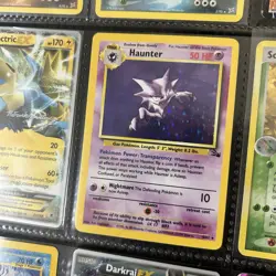 Old Pokemon Cards Mix VINTAGE Rare Collection binder Pages Holo WOTC Mixed TCG - Image 2