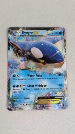 Pokemon TCG Card XY Black Star Promo - Kyogre EX XY41 - LP - Image 1