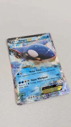 Pokemon TCG Card XY Black Star Promo - Kyogre EX XY41 - LP - Image 2