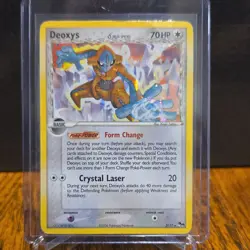 Pokemon Deoxys Delta Species 2/17 Rare Holo Basic 70 HP Crystal Laser Card - Image 1