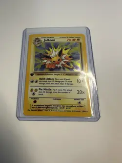 1999 Pokemon TCG Jolteon Jungle Holo 1st Edition Rare Card 4/64 WOTC - Image 3