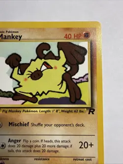 Mankey - 1st Edition - Team Rocket - 61/82 - Pokemon Card - Image 3