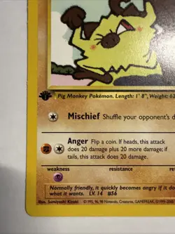 Mankey - 1st Edition - Team Rocket - 61/82 - Pokemon Card - Image 5