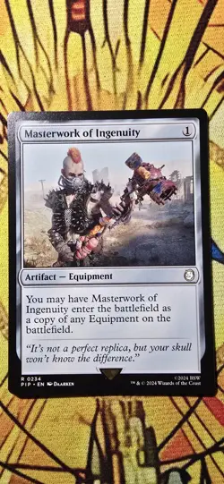 Masterwork of Ingenuity Universes Beyond: Fallout Regular Artifact Rare MTG NM - Image 1
