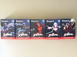 SDCC Comic Con 2025 Magic The Gathering x Spider-Man Complete Welcome Deck Set - Image 1