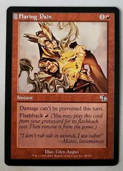 Flaring Pain Judgment Regular NM Near Mint MTG - Image 1