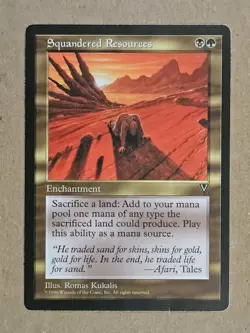 Squandered Resources - Visions - Near Mint | MTG - Image 1