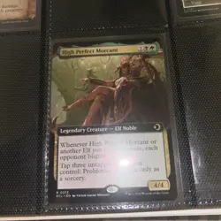 High Perfect Morcant - Extended Art Borderless - Lorwyn Eclipsed MTG - Image 1