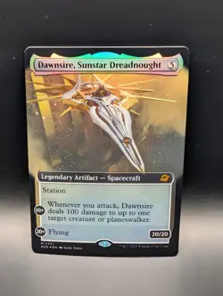 MTG - Dawnshire, Sunstar Dreadnought - FOIL EXTENDED ART - EOE #351 - Mythic - Image 1