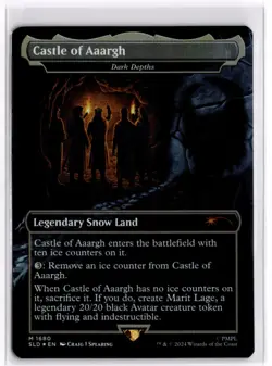 Castle of Aaargh Dark Depths Foil Secret Lair 1680 LP MTG Magic: the Gathering - Image 1