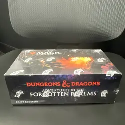 MTG D&D ADVENTURES IN THE FORGOTTEN REALMS DRAFT BOOSTER BOX - NEW SEALED! 630509981151 - Image 1