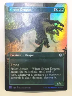 Green Dragon (Borderless) Adventures in the Forgotten Realms Foil - MTG - Image 1