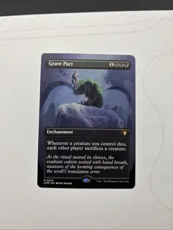 MTG - Grave Pact Borderless - Commander Masters NM - Image 1