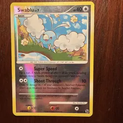 2008 Pokemon Diamond & Pearl Great Encounters Swablu Reverse Holo #86/106 - Image 1