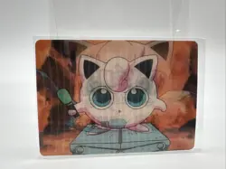 POKEMON JIGGLYPUFF RARE PIKA-0022D/DVD VIZ VIDEO PROMO CARD 3D LENTICULAR - Image 1