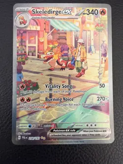 Pokemon TCG Skeledirge EX Special Illustration Rare #258/193 🔥pack fresh🔥 - Image 1