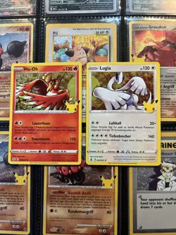Pokemon Lugia + Ho-Oh HOLO Celebrations 25 Jubilaum Anniversary Nm - Image 1