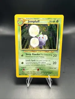 Pokemon TCG Jumpluff Holo Rare 7/111 Neo Genesis Swirl - Image 1