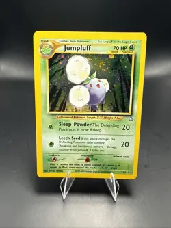 Pokemon TCG Jumpluff Holo Rare 7/111 Neo Genesis Swirl - Image 2