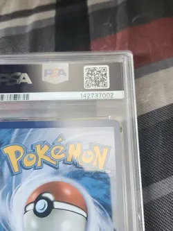 2019 POKEMON SM BLACK STAR PROMO #SM201 FULL ART/RESHIRAM & CHARIZARD GX PSA 8 - Image 3