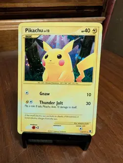 Pokemon TCG | Pikachu | Rising Rivals 112/111 | Holo Secret Rare | HP - Image 1