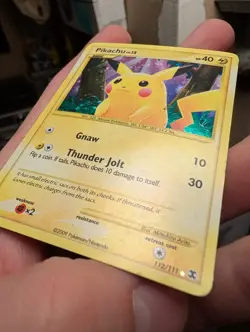 Pokemon TCG | Pikachu | Rising Rivals 112/111 | Holo Secret Rare | HP - Image 2