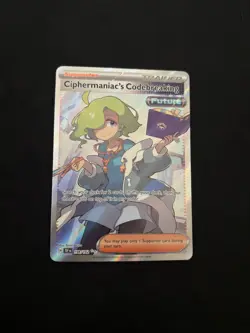 Pokemon Ciphermaniac's Codebreaking 198/162 Full Art Temporal Forces NEAR MINT - Image 1