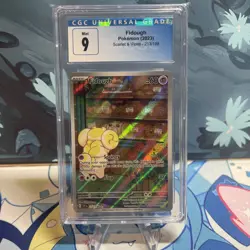 Pokemon Fidough | 213/198 | Scarlet & Violet | Full Art | CGC 9 - Image 1
