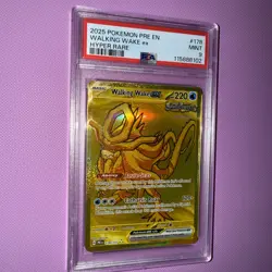 2025 POKEMON PRE EN-PRISMATIC EVOLUTIONS HYPER RARE #178 WALKING WAKE EX PSA 9 - Image 1