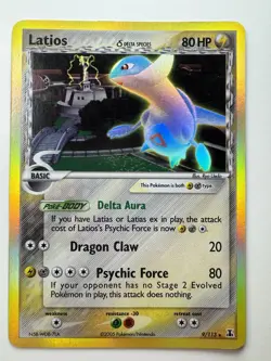 Pokemon Latios TCG Delta Species 9/113 Reverse Holo Rare Excellent Condtion - Image 1