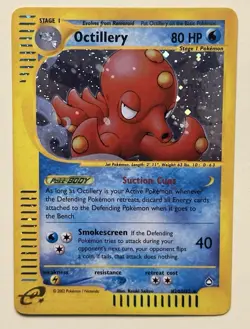 Pokemon TCG Octillery H20/H32 Aquapolis Holo 2003 - Image 1