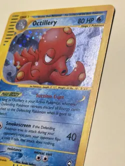 Pokemon TCG Octillery H20/H32 Aquapolis Holo 2003 - Image 3