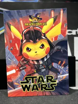 Darth Vader (Pikachu) #10 - Window Holo - Electric Pikachu Cosplay - Pokemon - Image 1