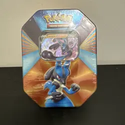 POKEMON TCG LUCARIO V SEALED TIN - Image 1