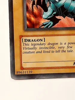Yugioh Blue-Eyes White Dragon SKE-001 SUPER RARE MP - Image 3