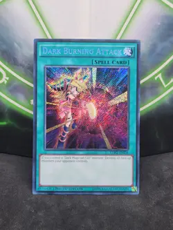 Yugioh Dark Burning Attack LDK2-ENS04 Secret Rare NM - Image 1
