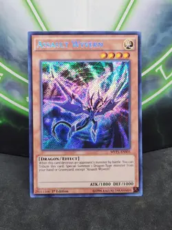 Yugioh Assault Wyvern MVP1-ENS03 1st Edition Secret Rare NM - Image 1