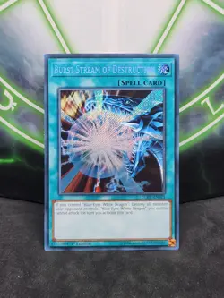 Yugioh Burst Stream of Destruction LCKC-EN025 Secret Rare 1st Edition NM - Image 1